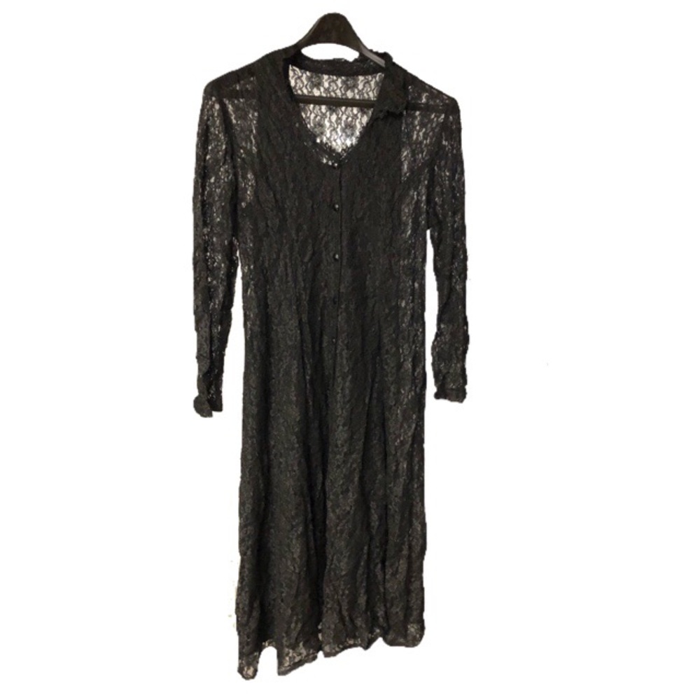 Vintage Black Lace Dress